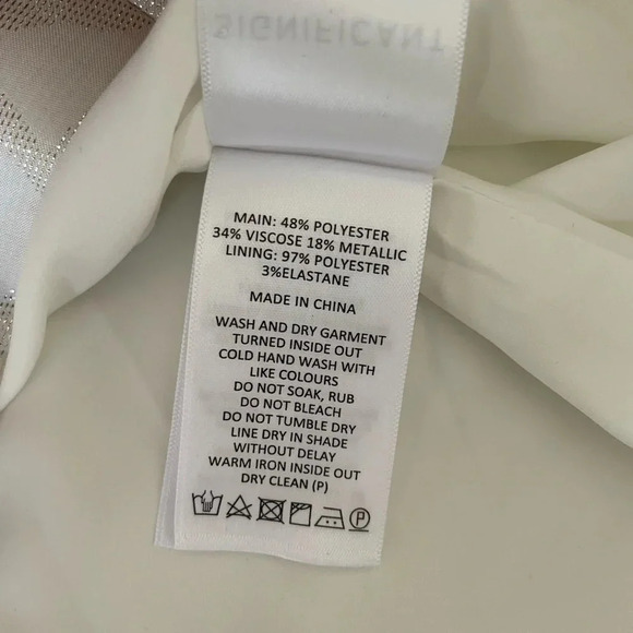 Significant Other Roselle brocade metallic mini skirt - Picture 7 of 11